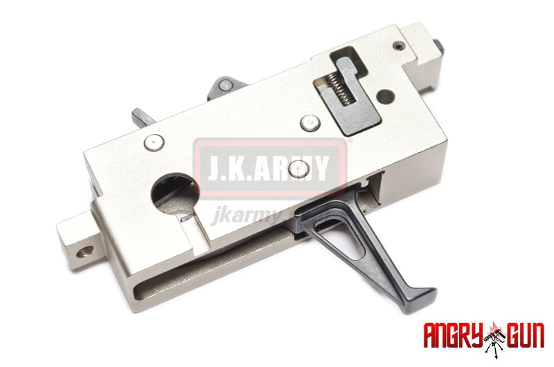 Angry Gun CNC Adjustable Competitive Trigger Box for WE M4 GBB ( Black Trigger )