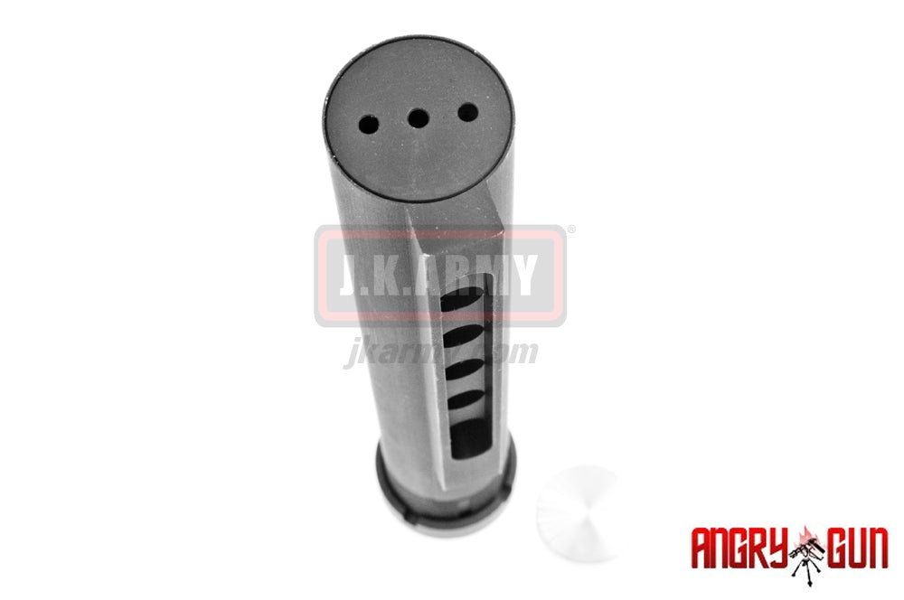 Angry Gun Mil-Spec CNC 6 Position Buffer Tube for WA / WE / GBB Type ( BK )