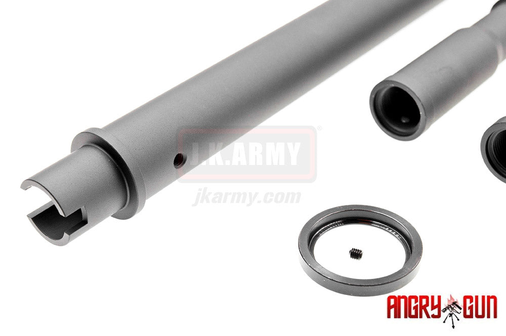 Angry Gun Milspec Outer Barrel Set for Tokyo Marui MWS GBBR ( 2018 Version )