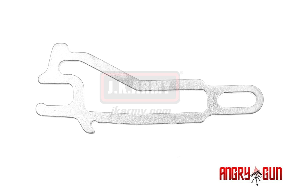 Angry Gun Steel Light Weight Bolt Stop Plate for TM MWS M4