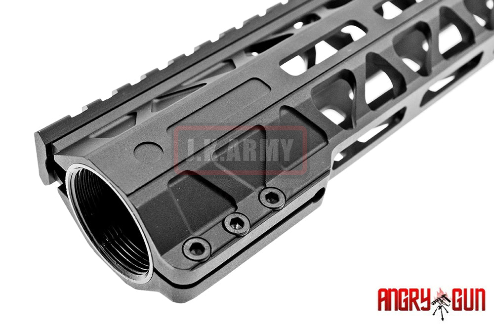 Angry Gun WCRS Style GEN2 Ver. M-LOK Rail System for M4 GBB and AEG - 16.2inch( Black )