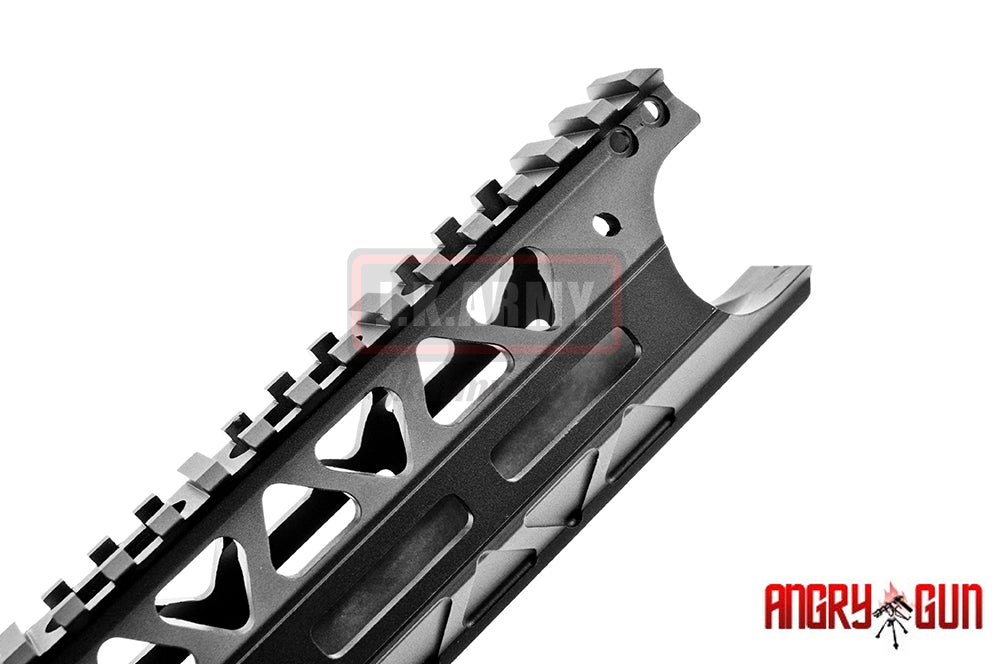 Angry Gun WCRS Style GEN2 Ver. M-LOK Rail System for M4 GBB and AEG - 16.2inch( Black )