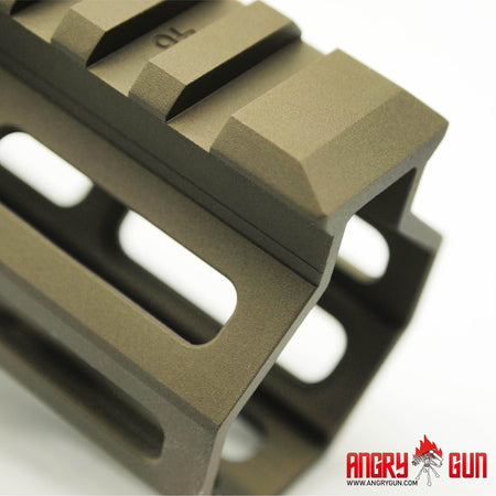 Angry Gun MK16 M-LOK 10.5 Rail Airsoft Ver. ( for AEG / GBB / PTW / MWS )-DDC ( Desert Dirt Color )-9.3 inch