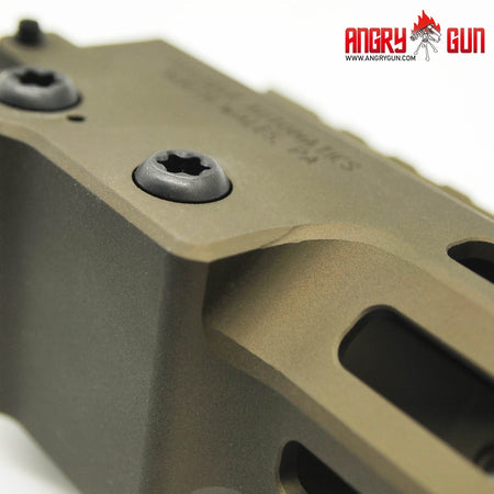 Angry Gun MK16 M-LOK 10.5 Rail Airsoft Ver. ( for AEG / GBB / PTW / MWS )-DDC ( Desert Dirt Color )-9.3 inch