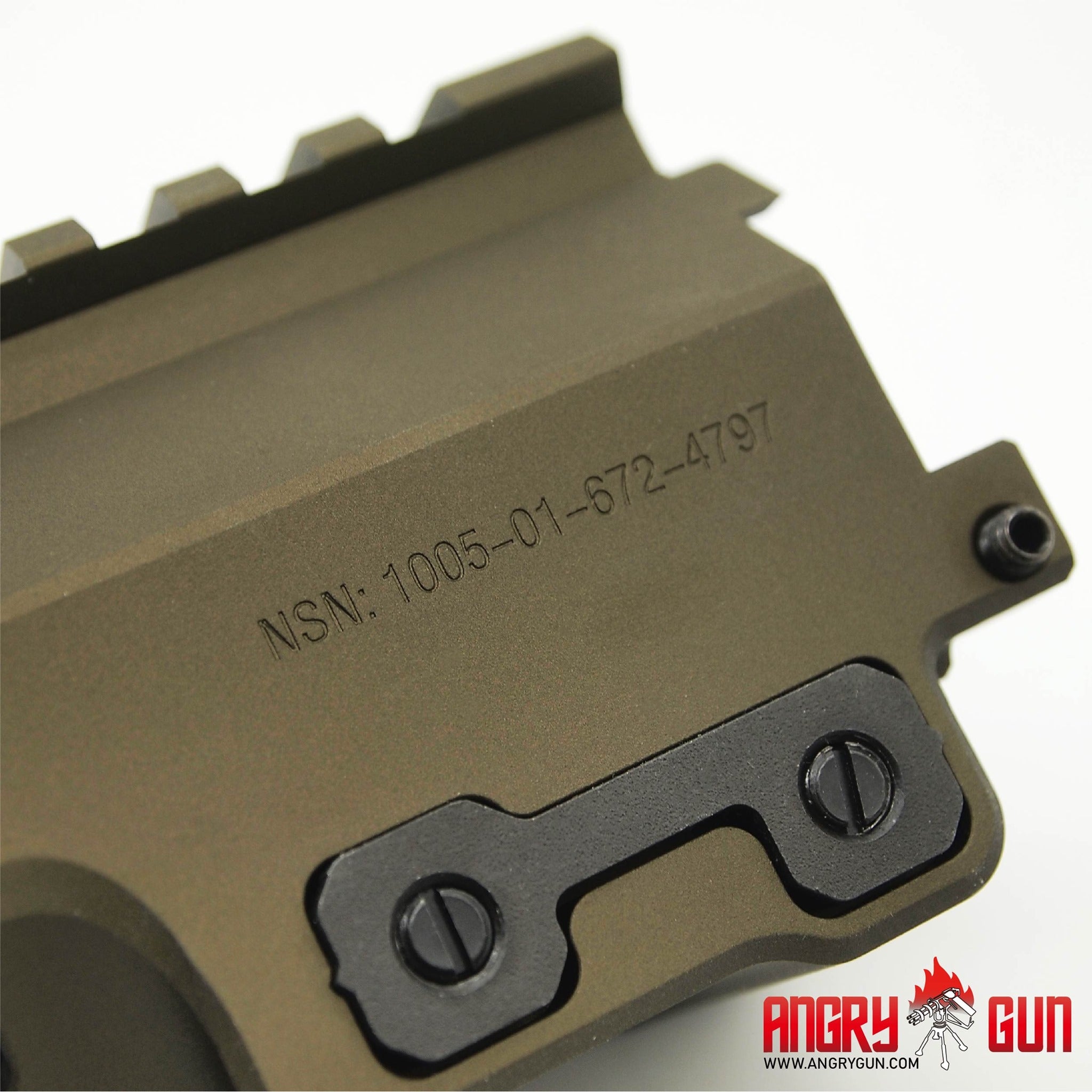 Angry Gun MK16 M-LOK 10.5 Rail Airsoft Ver. ( for AEG / GBB / PTW / MWS )-DDC ( Desert Dirt Color )-9.3 inch