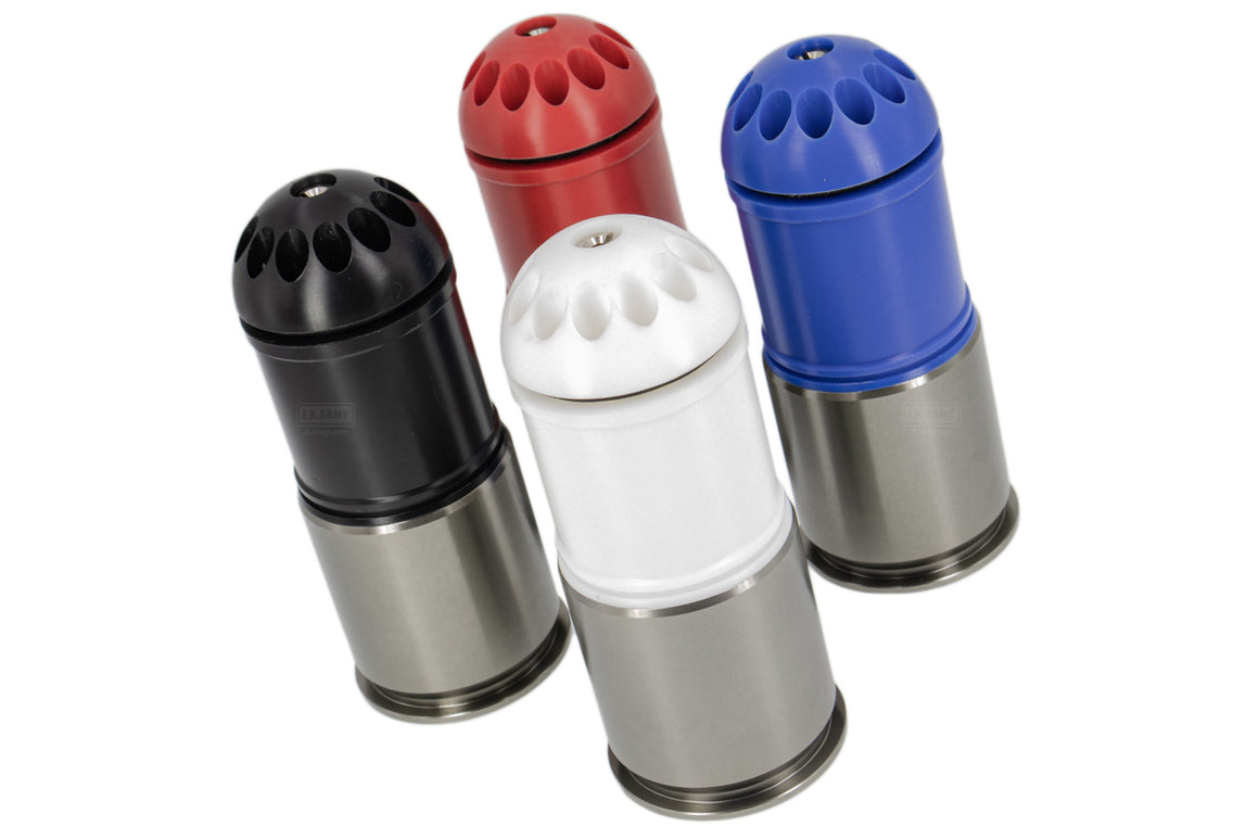 Alpha 120Rds 40mm Airsoft Cartridge-White