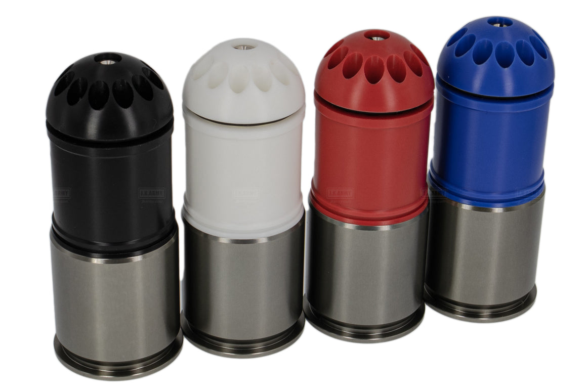 Alpha 120Rds 40mm Airsoft Cartridge-White