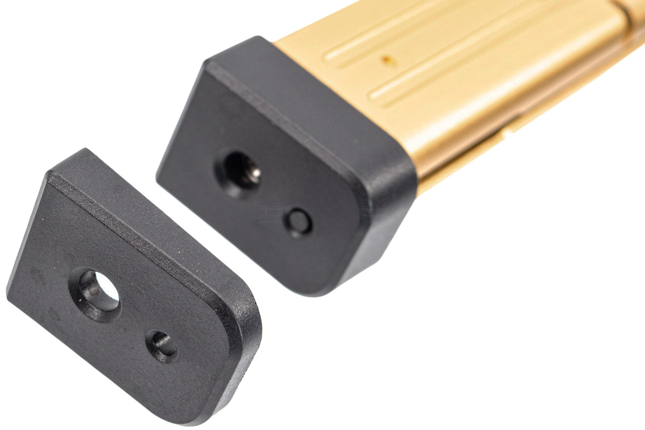 Alpha CNC Aluminum 31 Rounds Gas Magazine for TM Marui Hi-Capa 4.3 / 5.1 GBBP Airsoft Series-Silver