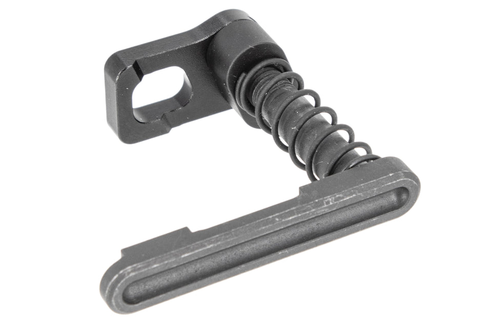 Alpha Magazine Catch Set ( B Type ) for Systema PTW M4 Series-Silver