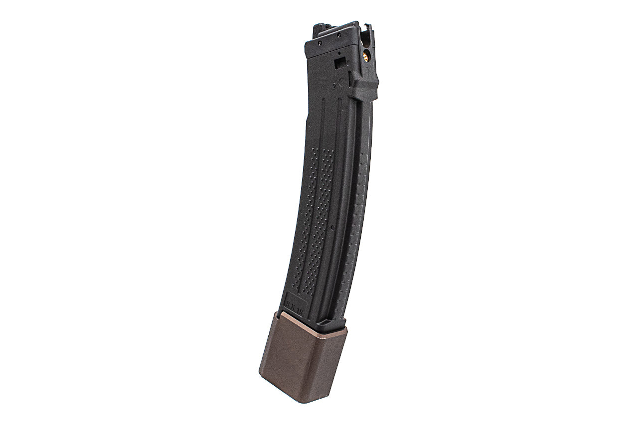 APFG T Style Gas Extension Magazine Base with APFG 002 PDW PX-K 30 Rounds GBB Magazine ( Brown )