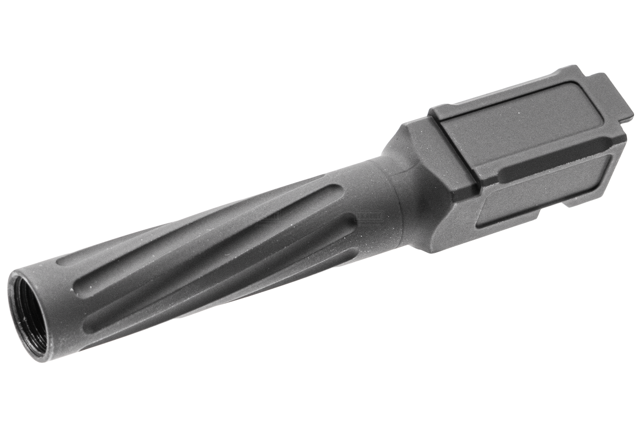 APS Fluted Outer Barrel For BSF GBB Pistol Series ( Black )