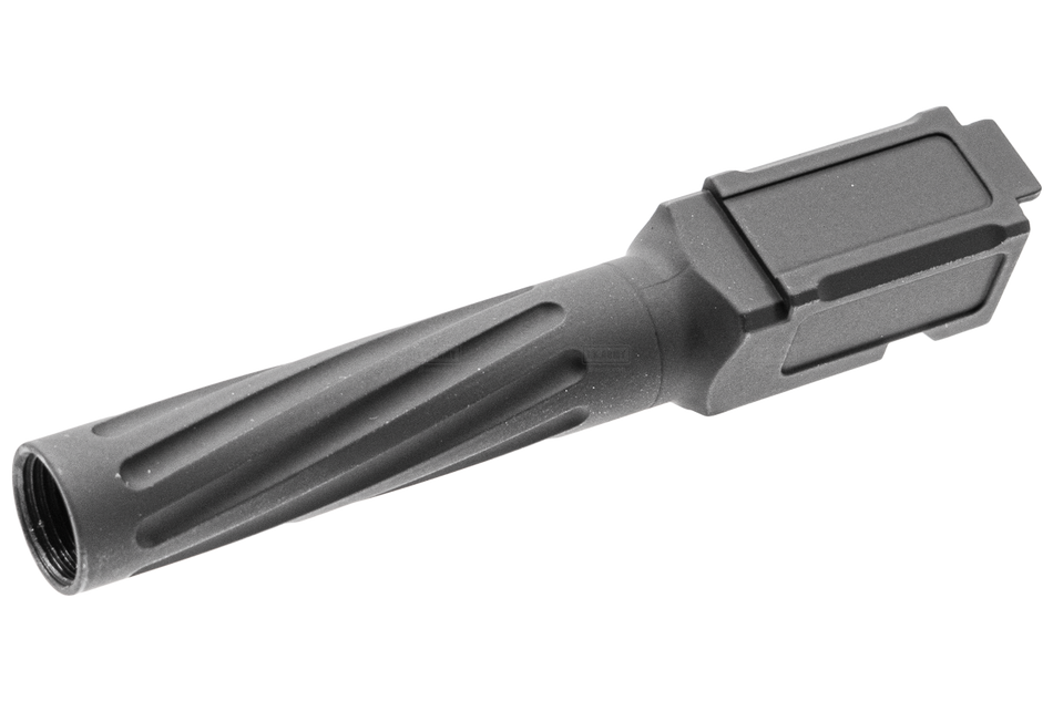 APS Fluted Outer Barrel For BSF GBB Pistol Series ( Black )