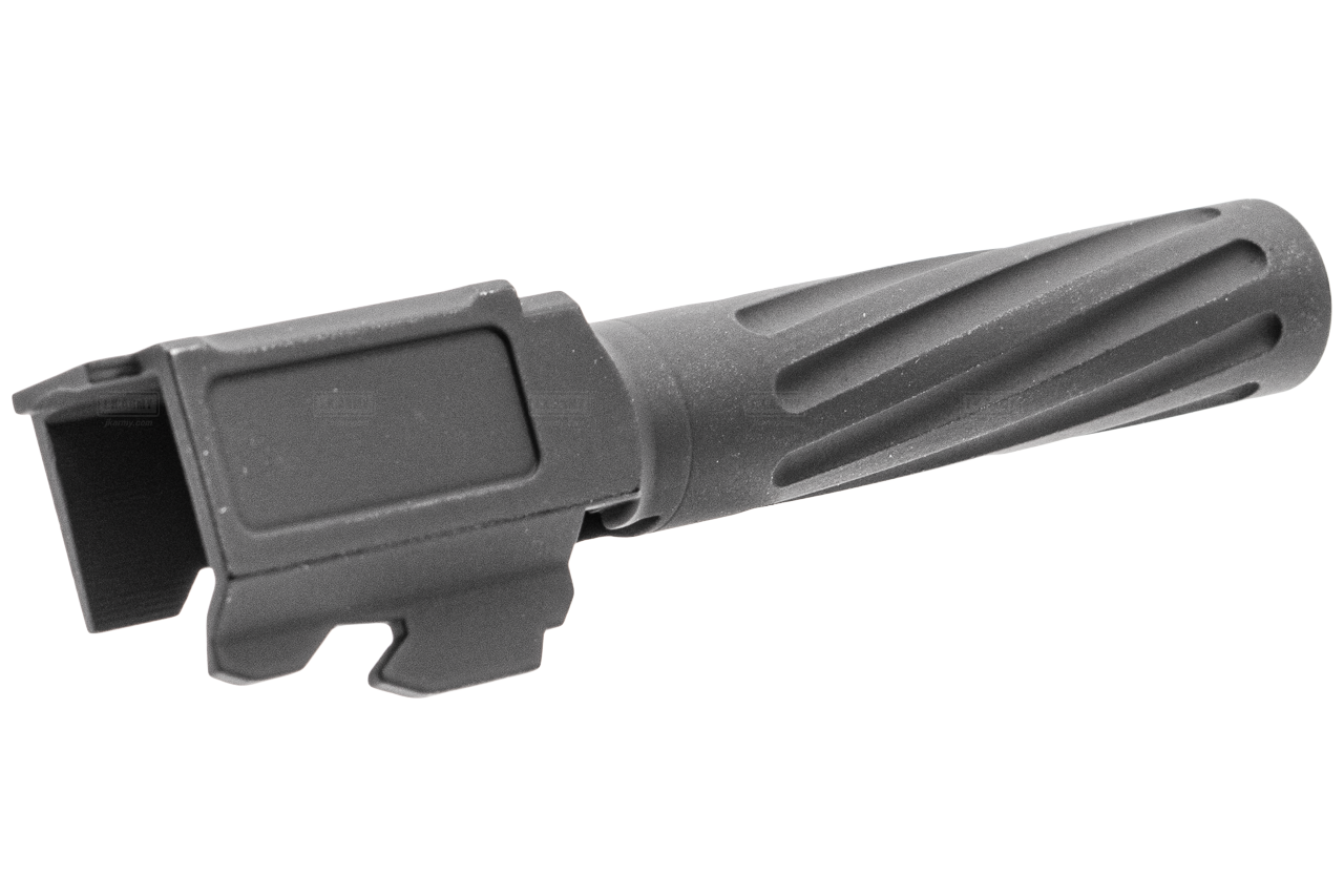 APS Fluted Outer Barrel For BSF GBB Pistol Series ( Black )