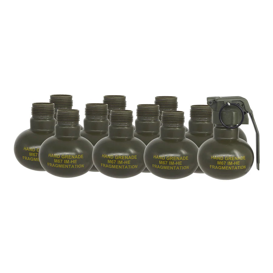APS Thunder C M67 CO2 Airsoft Sound Grenade Shocker Complete Pack
