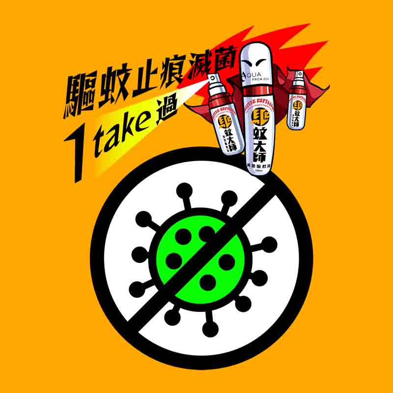 AQUA PRO+ Tech Master Mosquito Repellent Squeeze ( 50 ml ) 驅蚊大師「唧唧裝」