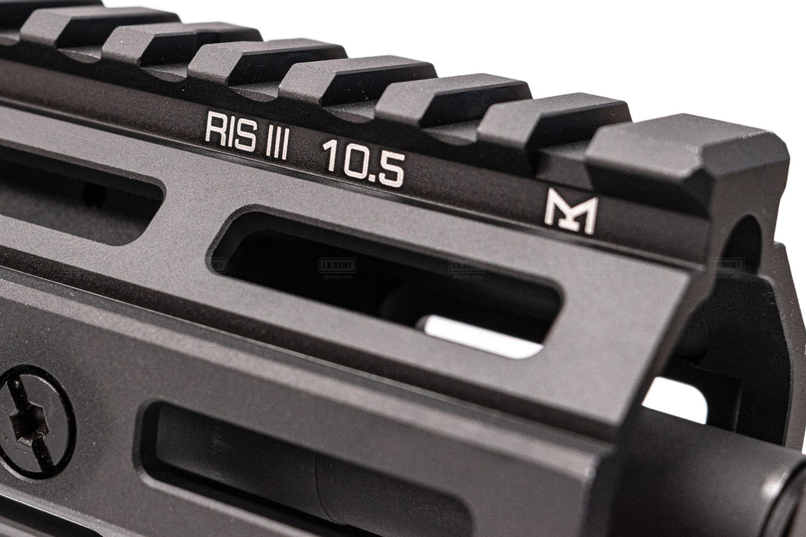 EMG Daniel Defense Licensed 10.5" RIS III M-LOK Handguard & Outer Barrel Set For GHK M4 GBBR / Marui TM MWS GBBR Series -FDE-TM M4 MWS GBB