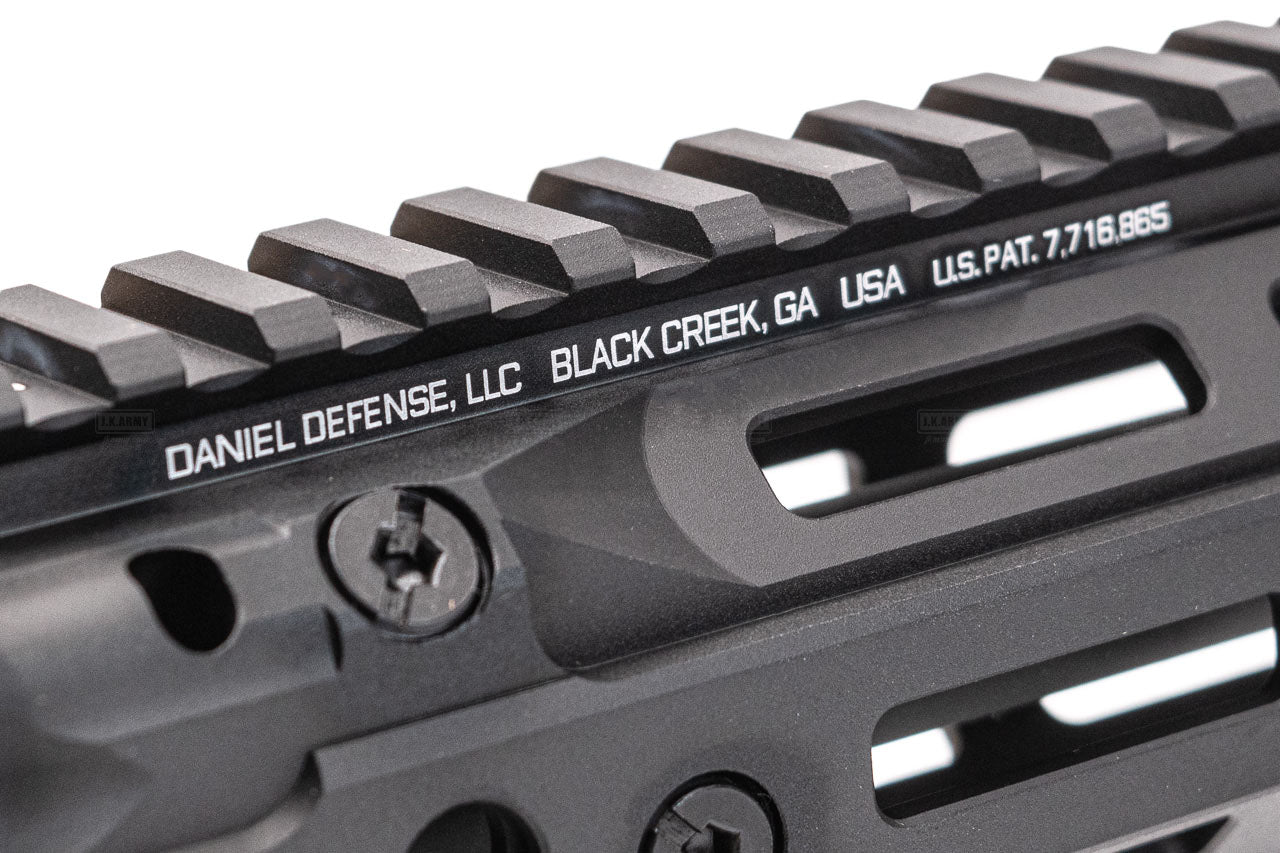 EMG Daniel Defense Licensed 10.5" RIS III M-LOK Handguard & Outer Barrel Set For GHK M4 GBBR / Marui TM MWS GBBR Series -FDE-TM M4 MWS GBB