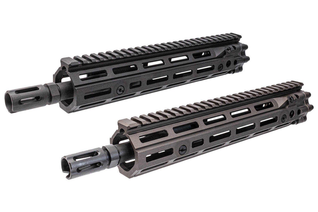 EMG Daniel Defense Licensed 10.5" RIS III M-LOK Handguard & Outer Barrel Set For GHK M4 GBBR / Marui TM MWS GBBR Series -FDE-TM M4 MWS GBB