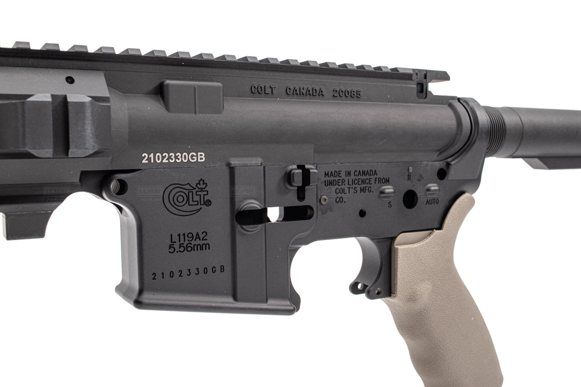 Archwick Officially Licensed COLT L119A2 Conversion Kit for Tokyo Marui TM MWS M4 GBB ( Black )