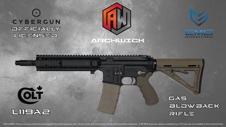 Archwick Officially Licensed COLT L119A2 GBB Rifle ( Black ) ( GHK )