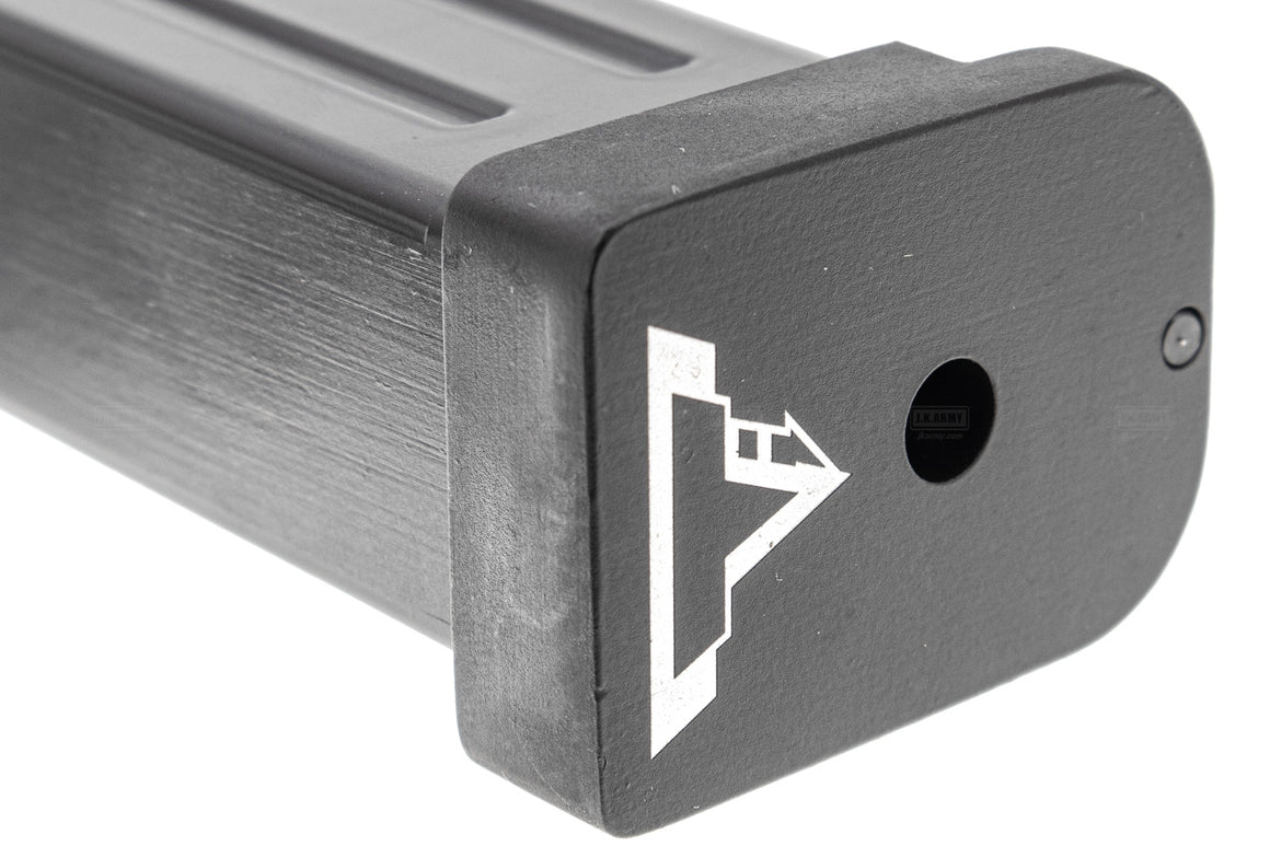 ARMY TTI Licensed Base Plate 45 Rounds Hi-Capa GBB Magazine for ARMY / TM Marui Hi-Capa GBB Pistol Series ( Black )