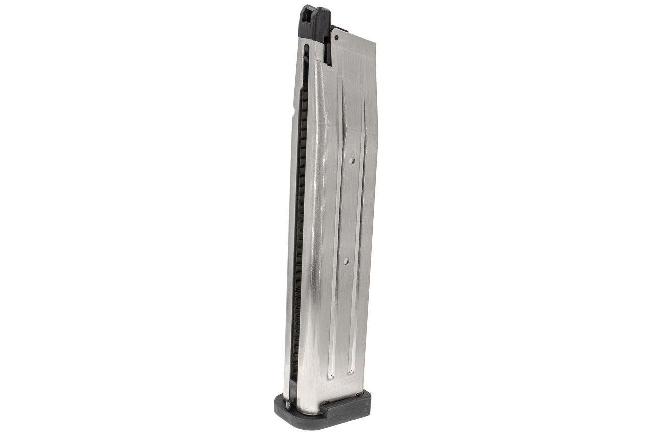 ARMY TTI Licensed Base Plate 45 Rounds Hi-Capa GBB Magazine for ARMY / TM Marui Hi-Capa GBB Pistol Series Silver