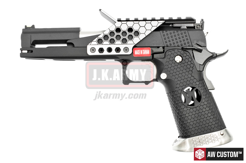 ARMORER WORKS AW Hi Capa 6Inch Dragon with Scope Mount & Cocking Handle Kit ( BK )