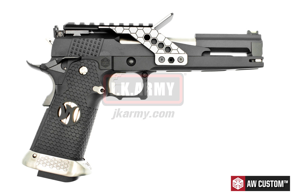 ARMORER WORKS AW Hi Capa 6Inch Dragon with Scope Mount & Cocking Handle Kit ( BK )