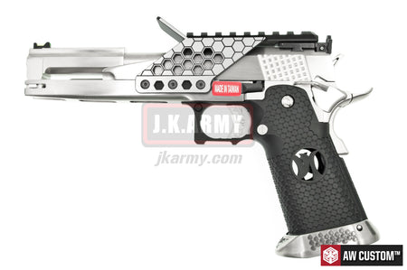 AW Custom™ 6" HX2201 Hi-Capa 6inch Dragon Airsoft GBB Pistol with Mount ( Silver )