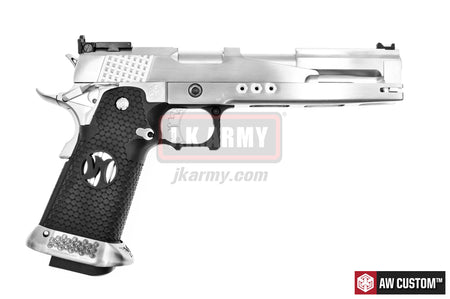 AW Custom™ 6" HX2201 Hi-Capa 6inch Dragon Airsoft GBB Pistol ( Silver )