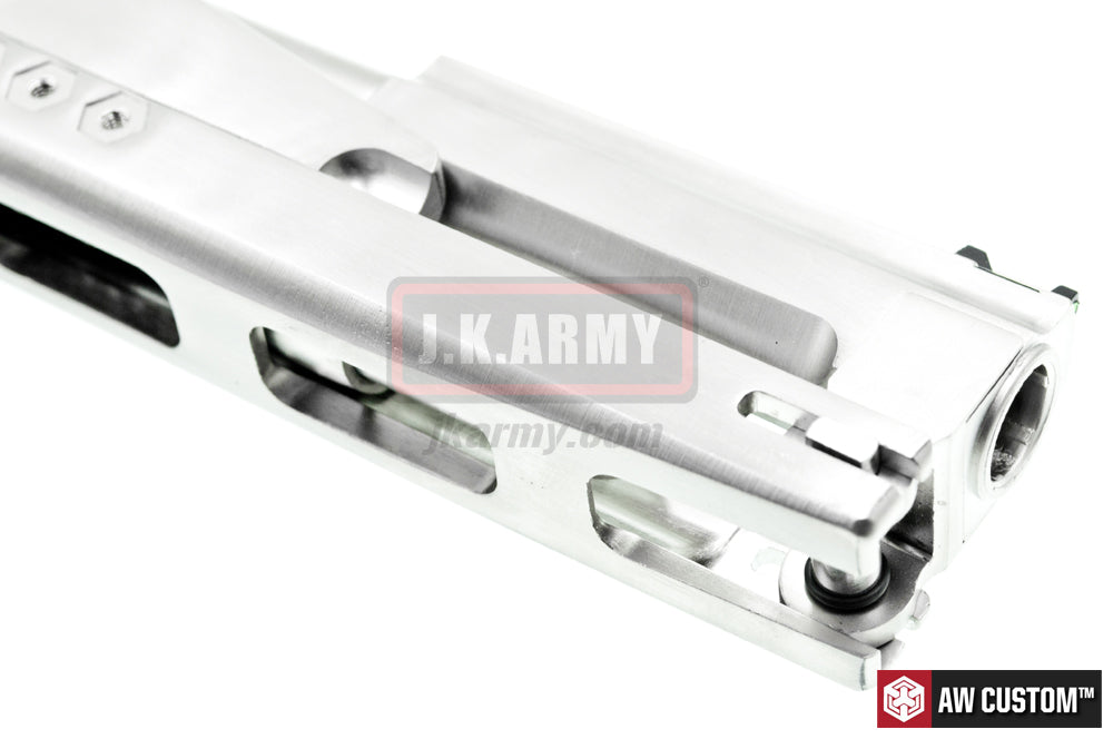 AW Custom™ 6" HX2201 Hi-Capa 6inch Dragon Airsoft GBB Pistol ( Silver )