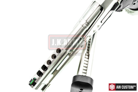 AW Custom™ 6" HX2201 Hi-Capa 6inch Dragon Airsoft GBB Pistol with Mount ( Silver )