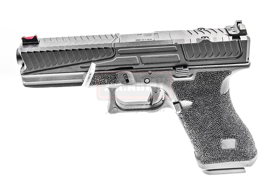 ARMY Custom x 5KU SD Style Custom Stippled Model 17 GBB Pistol ( Type A )