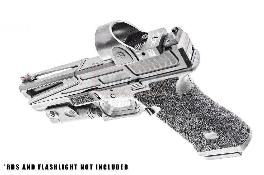 ARMY Custom x 5KU SD Style Custom Stippled Model 17 GBB Pistol ( Type B )