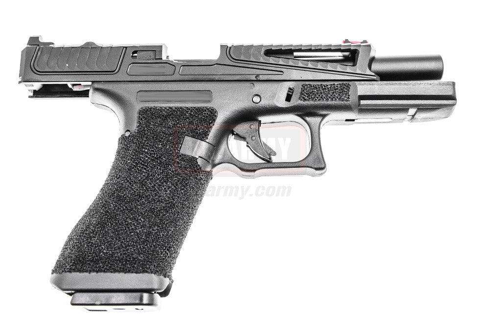 ARMY Custom x 5KU SD Style Custom Stippled Model 17 GBB Pistol ( Type B )