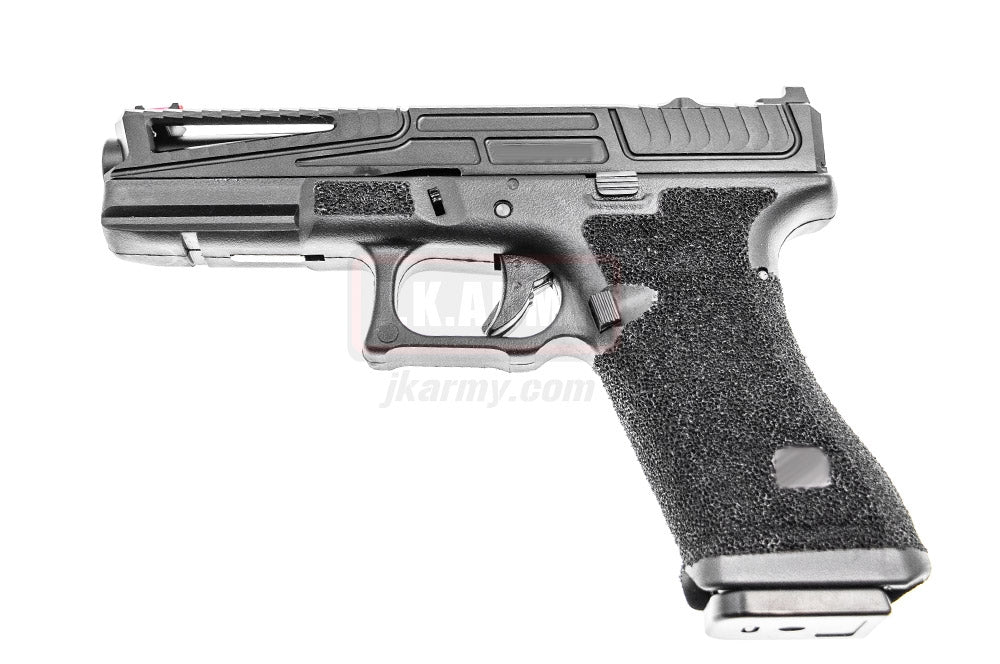 ARMY Custom x 5KU SD Style Custom Stippled Model 17 GBB Pistol ( Type B )
