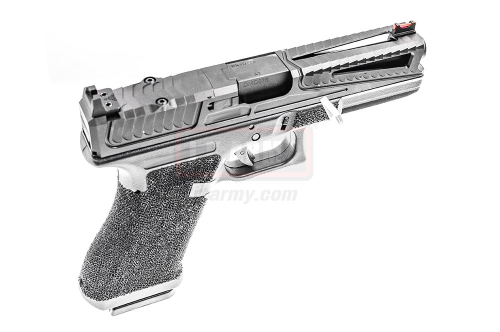 ARMY Custom x 5KU SD Style Custom Stippled Model 17 GBB Pistol ( Type B )