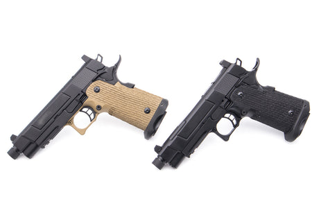 ARMY Armament R504 with RMR Base Mount GBB Pistol Airsoft ( Black / DE ) ( Costa VIP Style )-Black