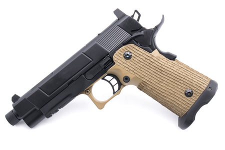 ARMY Armament R504 with RMR Base Mount GBB Pistol Airsoft ( Black / DE ) ( Costa VIP Style )-Black