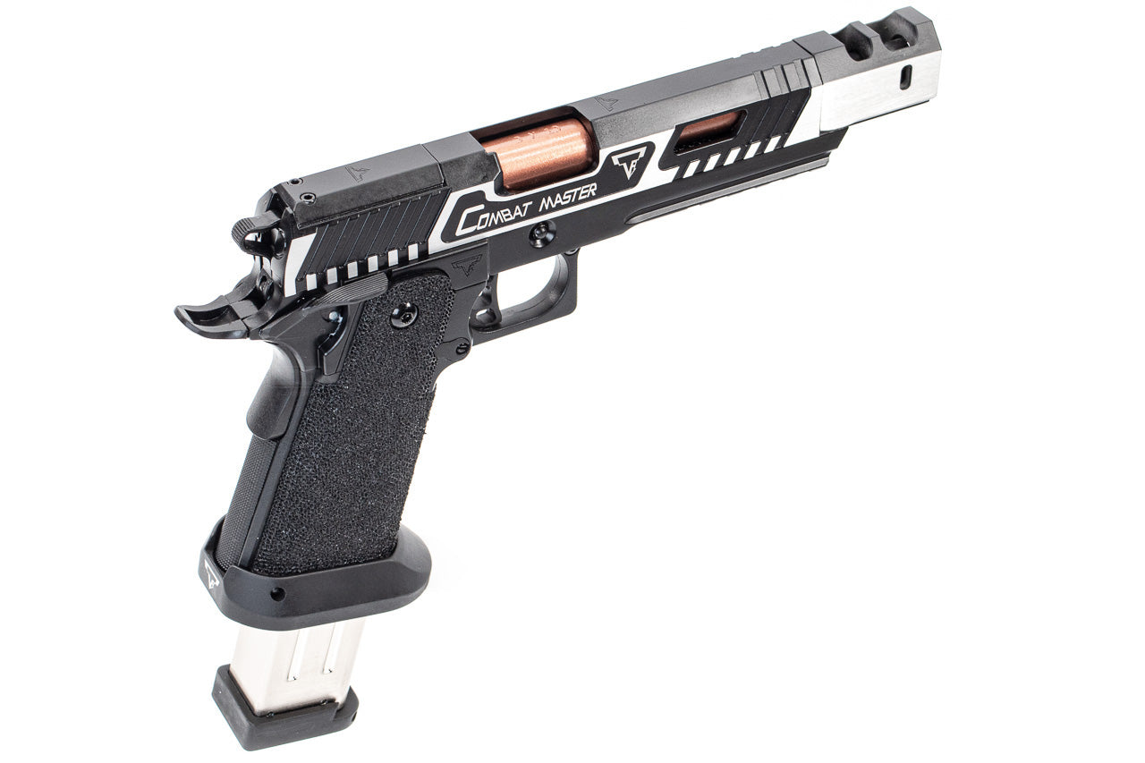 ARMY TTI Licensed Combat Master Alpha Model with Compensator GBB Pistol Airsoft ( 2 Tone )