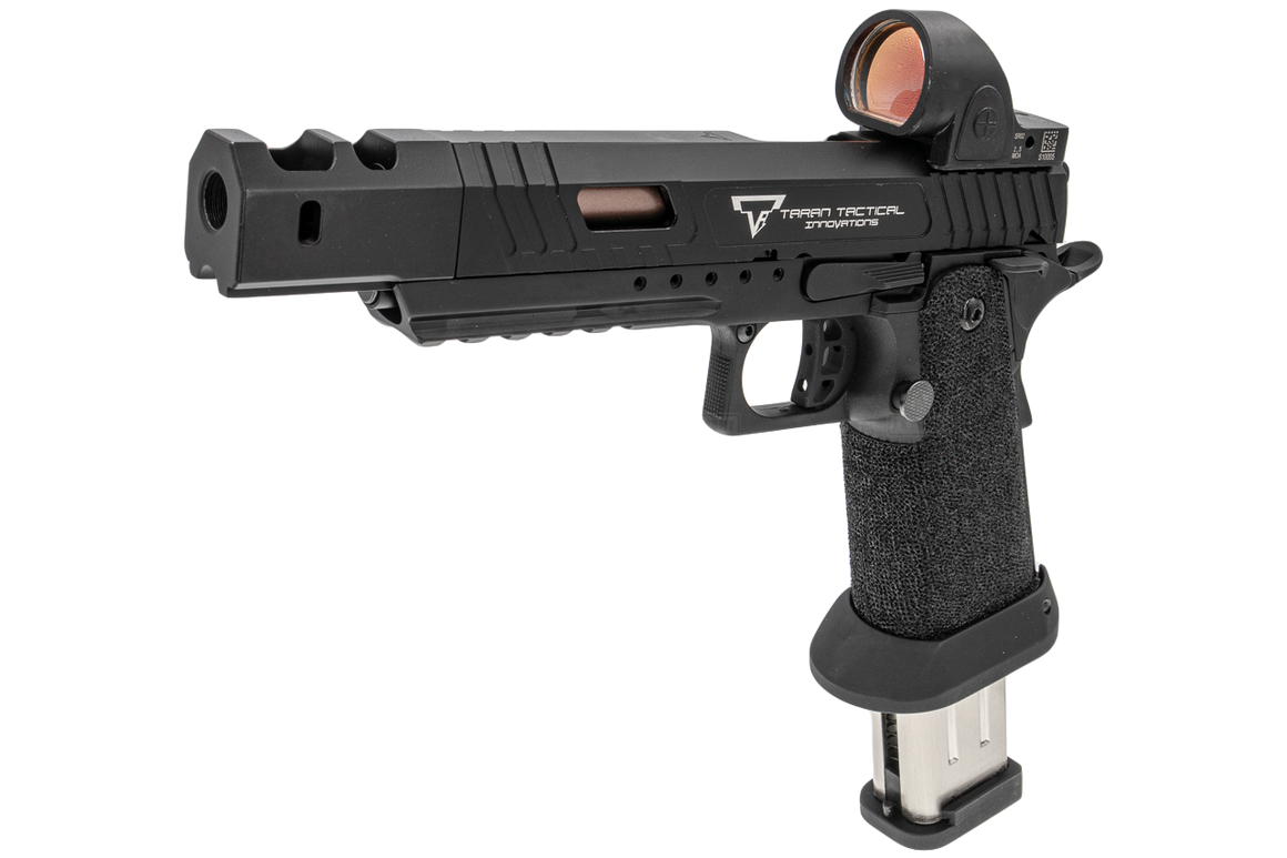 ARMY TTI Licensed Combat Master Alpha Model with Compensator GBB Pistol Airsoft ( Black )