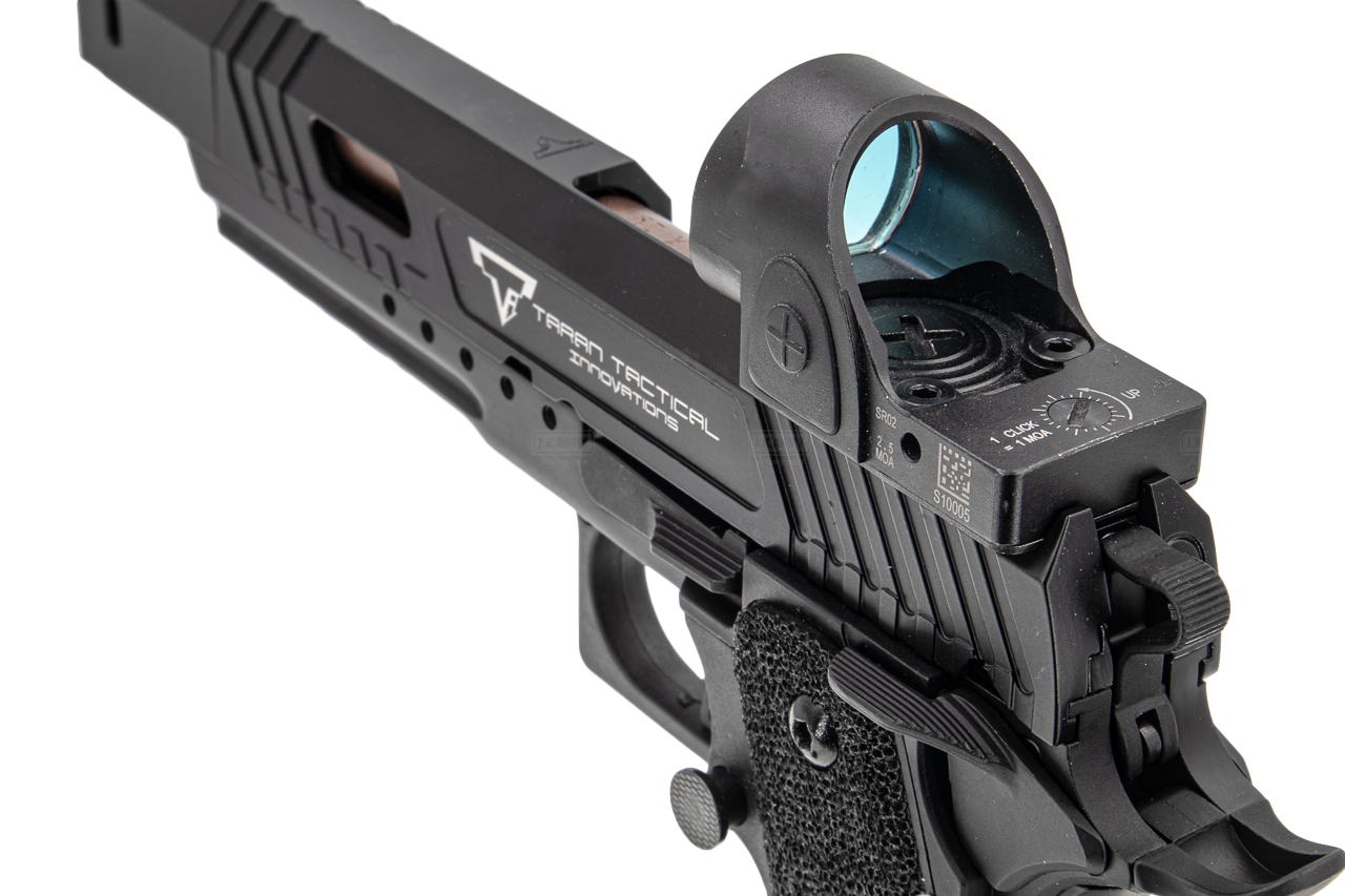 ARMY TTI Licensed Combat Master Alpha Model with Compensator GBB Pistol Airsoft ( Black )