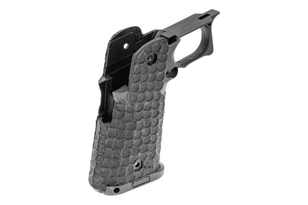 ARMY AF ST* Style Stipple Grip R601 Style for TM Hi-Capa Series GBB Pistol ( Black ) ( AF-HCGP01-BK )