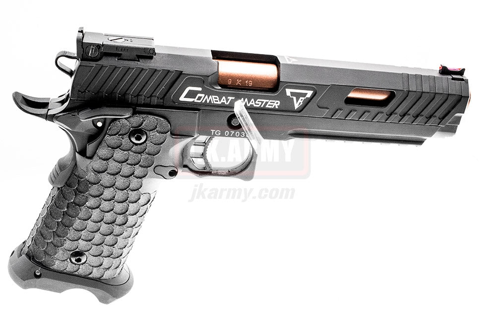 ARMY TTI Licensed Combat Master GBB Pistol ( Black )
