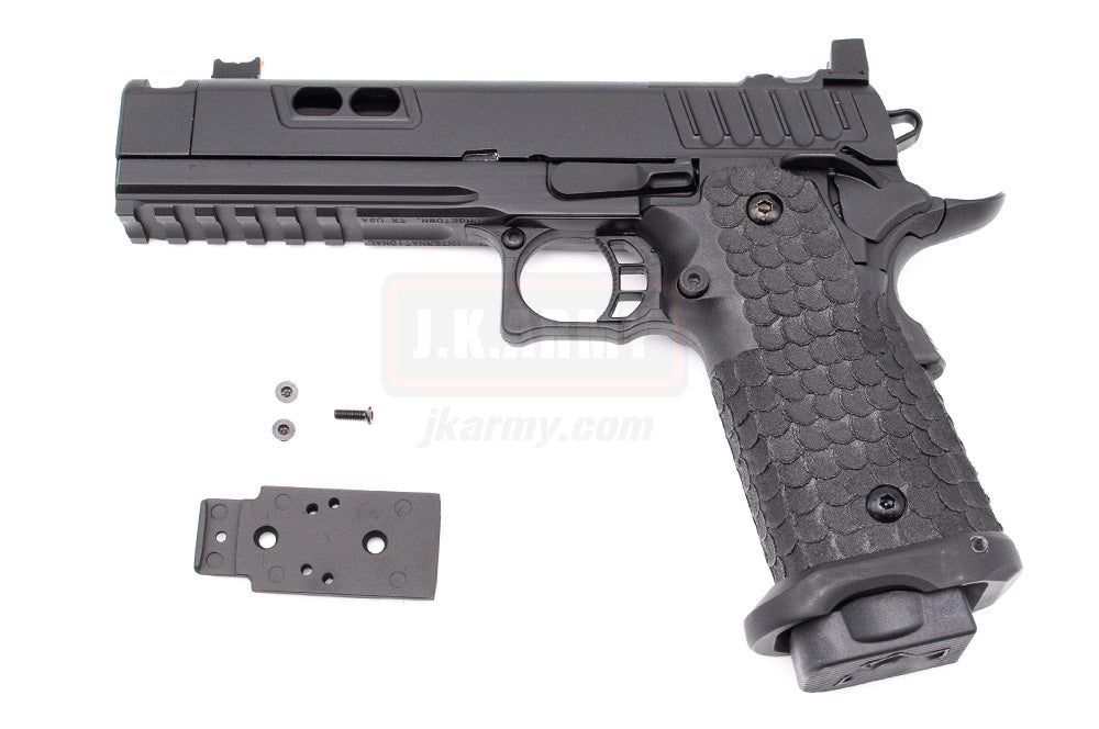 ARMY ST Style DVC P R604 GBB Pistol RMR Cut ( Black )