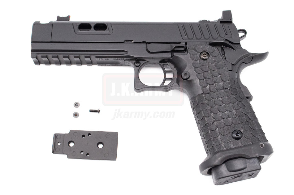 ARMY ST Style DVC P R604 GBB Pistol RMR Cut ( Black )