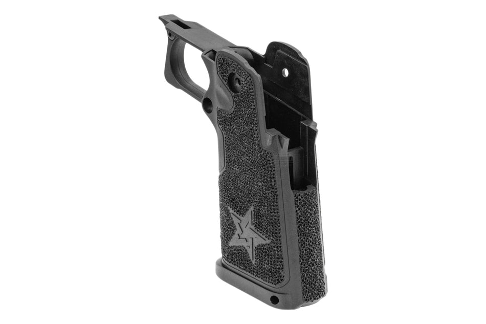 ARMY R611 ST* Style Staccato XL GBB Pistol Stippled Grip Suitable For ARMY R611 / Hi-Capa Spec. ( Black )