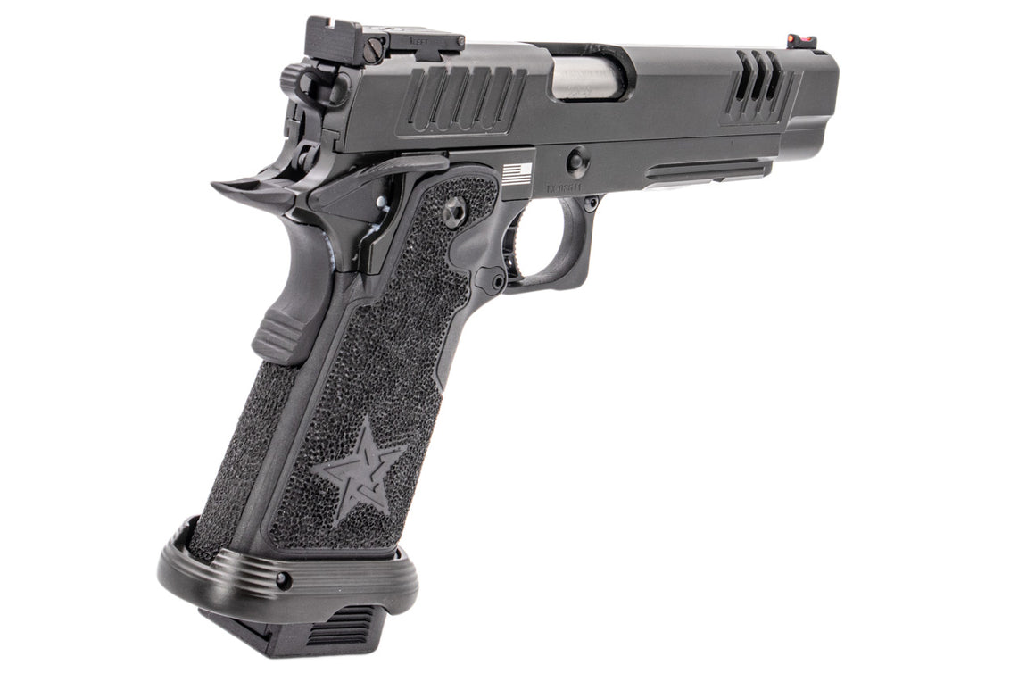 EMG Staccato Licensed XL 2011 ( Stippling Grip Version ) Hi-Capa GBB Pistol Airsoft ( by ARMY )