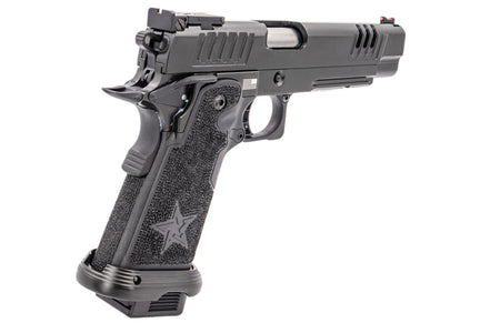 EMG Staccato Licensed XL 2011 ( Stippling Grip Version ) Hi-Capa GBB Pistol Airsoft ( by ARMY )
