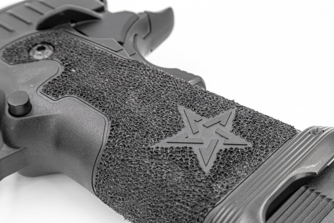 EMG Staccato Licensed XL 2011 ( Stippling Grip Version ) Hi-Capa GBB Pistol Airsoft ( by ARMY )